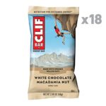 CLIF BAR – Energy Bar – White Chocolate Macadamia Flavor – (2.4 Ounce Protein Bar, 18 Count)