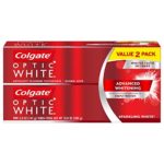Colgate Optic White Whitening Toothpaste, Sparkling Mint – 5 oz, 2 Pack