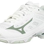 Mizuno Women’s Wave Lightning Z5 Volleyball Shoe, white, 7 B US