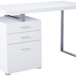 Monarch Specialties Hollow-Core Left or Right Facing Desk, 48-Inch Length, White