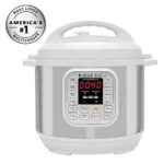 Instant Pot Duo 60 WHITE 6 Qt 7-in-1 Multi-Use Programmable Pressure, Slow, Rice Cooker, Steamer, Sauté, Yogurt Maker and Warmer, Stainless Steel