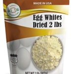 Judee’s Dried Egg White Protein 2 lb -Baking, Meringue, Smoothies -Non-GMO, USA Made, USDA Certified -Produced from the Freshest of Eggs