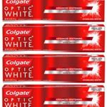 Colgate Optic White Whitening Toothpaste, Sparkling White – 5 Ounces (6 Pack)