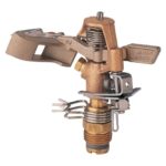 Rain Bird 25PJDAC Brass Impact Sprinkler, Adjustable 20° – 360° Pattern, 20′ – 41′ Spray Distance