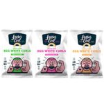 Lesserevil Egg White Curls (Paleo, Grain Free, Gluten Free, Non-GMO, Cage Free) 3 Count Variety Pack – 4 oz bags