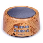 Douni Sleep Sound Machine – White Noise Machine with 24 Non-Looping Soothing Sounds for Sleeping & Relaxation, Timer & Memory Function,Sleep Therapy for Kid, Adult, Home,Office,Travel.Wood Grain