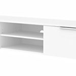 Tvilum Match TV Stand, White High Gloss