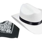 Aeromax Junior Cowboy Hat with Bandanna, White