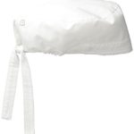 WonderWink Men’s Wonderwork Unisex Scrub Cap, White, One Size