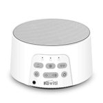White Noise Machine with 24 High Fidelity&Soothing Sounds,Koviti Sound Machine with Timer&Memory Feature for Sleeping&Relaxation,Noise Machine with USB Cable for Kids,Adults,Home,Office or Travel