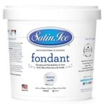 Satin Ice White Fondant, Vanilla, 20 Pounds