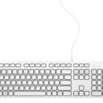 Dell USB Wired Multimedia Desktop Keyboard, English, Model: KB216 (White)