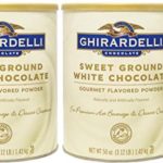 Ghirardelli Sweet Ground White Chocolate Gourmet Flavored Powder 3.12 Pound (Pack of 2) with Limited Edition Measuring Spoon