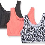 Fruit of The Loom Women’s Built-Up Sports Bra 3 Pack Bra