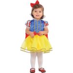 Suit Yourself Classic Snow White Halloween Costume for Babies, 6-12 M, Includes Headband