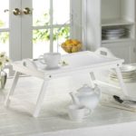White Chic Folding Shabby Lap Desk Table Laptop Tray Books Breakfast Bed Serving by Mywholesalegifts (10015526)