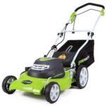 GreenWorks 20-Inch 12 Amp Corded Electric Lawn Mower 25022