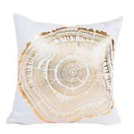 Hot Sale!!45cm X 45cm / 18 X 18″ Polyester Gold Foil Printing Pillow Case,Sofa Waist Throw Cushion Cover Home Decor – Removable Washable (C)