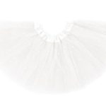 Dancina Little Girls Sequin Tulle Skirt 2-7 Years White