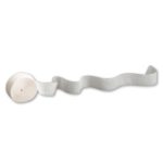 Creative Converting Touch of Color Crepe Paper Streamer Roll, 500-Feet, White – 076010