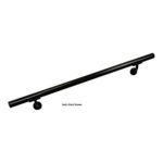 Aluminum Handrail Direct OHR 4′ Handrail Section with mounts – White