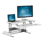VARIDESK – Height Adjustable Standing Desk Converter – Pro Plus 36 – Stand Up Desk for Dual Monitors – White