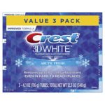 Crest 3D White Whitening Arctic Fresh Toothpaste, 4.1 oz, 3 Count