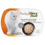 Purina Fancy Feast Purely Natural White Meat Chicken Entree Adult Wet Cat Food – (10) 2 oz. Trays