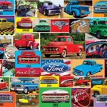 White Mountain Puzzles Classic Ford Pickups- 1000 Piece Jigsaw Puzzle