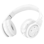 Bluetooth Headphones for Kids, 85db Volume Limited, up to 6-8 Hours Play, Stereo Sound, SD Card Slot, Over-Ear and Build-in Mic Wireless/Wired Headphones for Boys Girls(White)