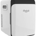 Cooluli Classic White 10 Liter Compact Portable Cooler Warmer Mini Fridge for Bedroom, Office, Dorm, Car – Great for Skincare & Cosmetics (110-240V/12V)