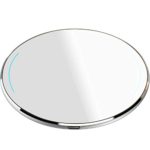 TOZO W1 Wireless Charger Ultra Thin Aviation Aluminum CNC Unibody Fast Charging Pad Silver (NO AC Adapter)