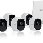 Arlo Pro 2 VMS4530P-100NAR Wireless Home Security Camera System with Siren, Rechargeable, Night Vision, Indoor/Outdoor, 1080p, 2-Way Audio, Wall Mount, 5 Camera Kit, White (Renewed)