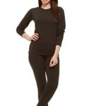 Women’s Ultra Soft Thermal Underwear Long Johns Set with Fleece Lined