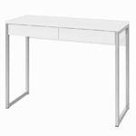 Tvilum Walker 2 Drawer Desk, White High Gloss