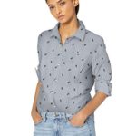 Amazon Essentials Women’s Classic-Fit Long-Sleeve Poplin Shirt
