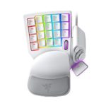 Razer Tartarus Pro Gaming Keypad: Analog-Optical Key Switches – 32 Programmable Keys – Customizable Chroma RGB Lighting – Programmable Macros – Variable Key Press Pressure Sensitivity – Mercury White