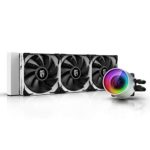 DEEPCOOL Castle 360EX WH, Addressable RGB AIO Liquid CPU Cooler, Anti-Leak Technology Inside, Cable Controller and 5V ADD RGB 3-Pin Motherboard Control, TR4/AM4 Supported, 3-Year Warranty