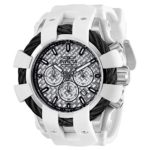 Invicta Men’s Bolt Stainless Steel Quartz Watch with Silicone Strap, White, 28 (Model: 23857)