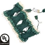 YULETIME UL Certified Warm White LED Christmas String Lights, 66 Feet 200 LED Commercial Grade Christmas Light Set, Connectable Home Decor Lights for Patio Garden Wedding Holiday (Warm White)