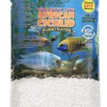 Pure Water Pebbles African Cichlid Bio-Activ Natural White Aquarium Live Sand for African Cichlids 20 LB.