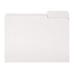 AmazonBasics File Folders, Letter Size, 1/3 Cut Tab, White, 36-Pack