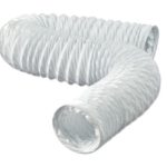 Dundas Jafine FD420ZW Flexible White Vinyl Duct, 4-Inches by 20-Feet, 4″ x 20′
