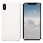 SURPHY Silicone Case for iPhone X iPhone Xs Case, Soft Liquid Silicone Shockproof Phone Case (with Microfiber Lining) Compatible with iPhone Xs (2018)/ iPhone X (2017) 5.8 inches (White)