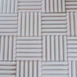 White Acoustic Foam Panels – Wedge Style Studio Foam Soundproofing Tiles – 12×12 Inch – Multiple Thicknesses (2 Inch Thick – 4 Pack)