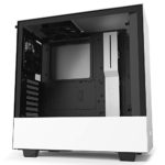 NZXT H510 – CA-H510B-W1 – Compact ATX Mid-Tower PC Gaming Case – Front I/O USB Type-C Port – Tempered Glass Side Panel – Cable Management System – Water-Cooling Ready – White/Black