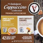 The Indulgent Collection Premium Mix, White Chocolate Caramel and Sweet & Salty Caramel Cappuccino Single Serve Cups – 42 Count