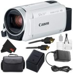 Canon VIXIA HF R800 Full HD Camcorder (White) Bundle with Carrying Case