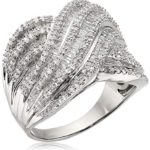 Sterling Silver Diamond Ring (1 cttw, I-J Color, I2-I3 Clarity)