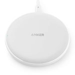 Anker Wireless Charger, PowerWave Pad Upgraded 10W Max, 7.5W for iPhone 11, 11 Pro, 11 Pro Max, Xs Max, XR, XS, X, 8, 8 Plus, 10W Fast-Charging Galaxy S10 S9 S8, Note 10 Note 9 Note 8 (No AC Adapter)